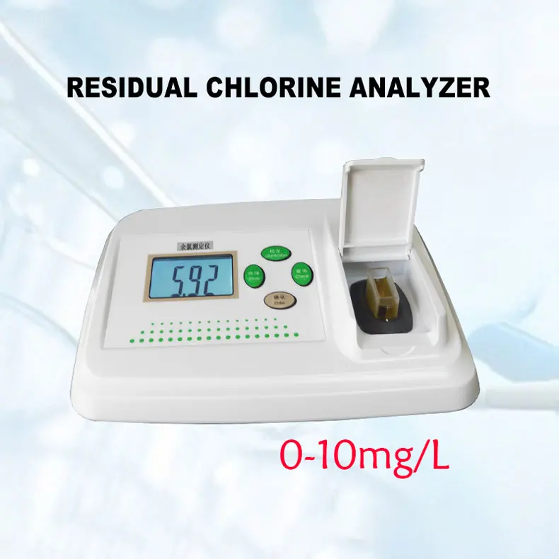 Hordozható maradék klór elemző, maradék klór-érzékelő, uszoda víz minőségének érzékelése IL-10Z/YZL10